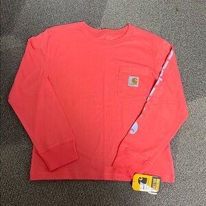 Carhartt Coral Long Sleeve Shirt Girls